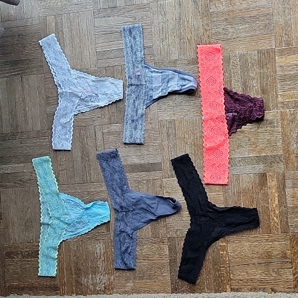 6 pack of Victoria secret thongs